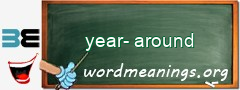 WordMeaning blackboard for year-around